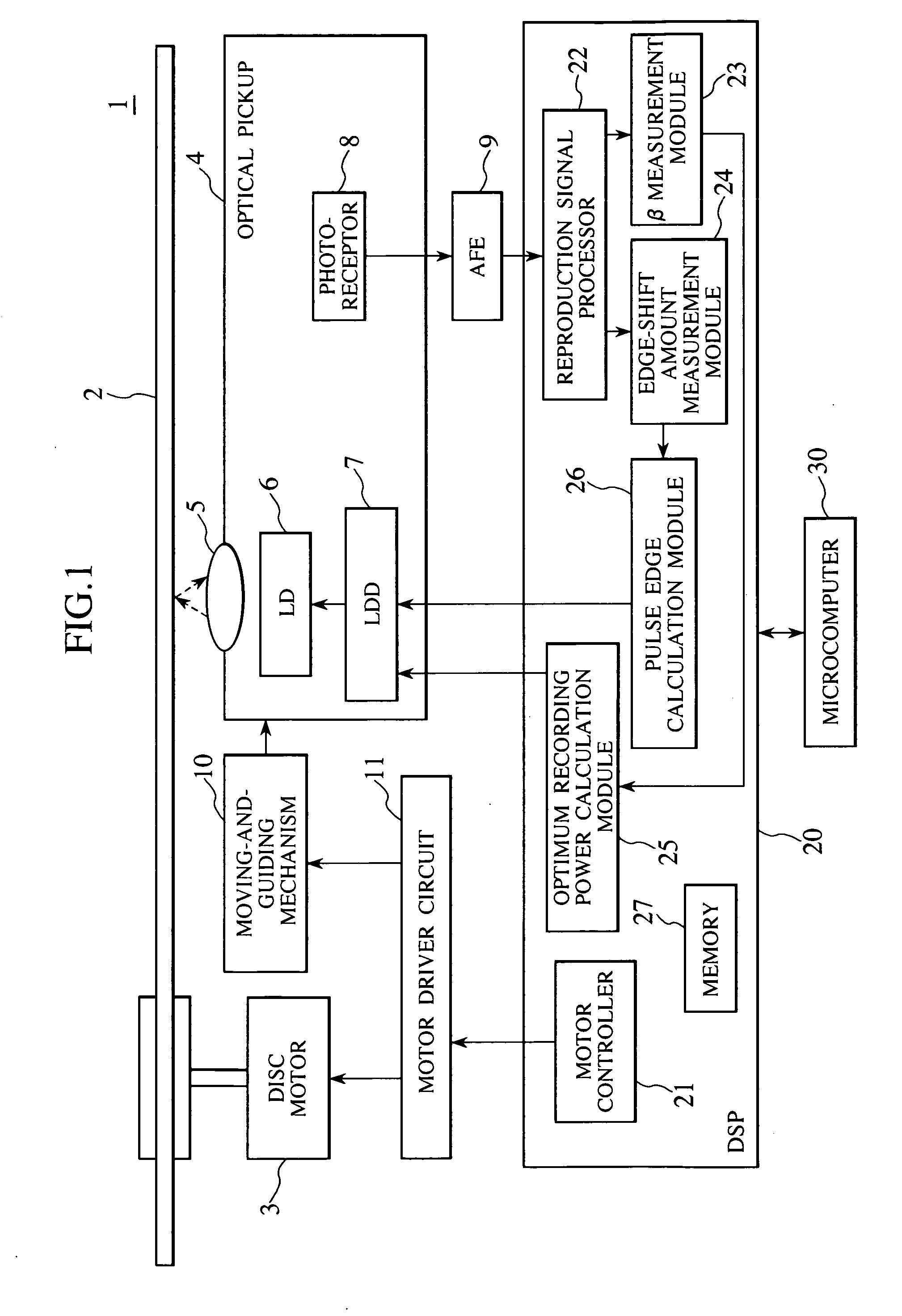 Optical disc apparatus and information recording method