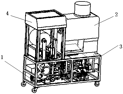 A small automatic packaging machine for making and selling fresh noodles