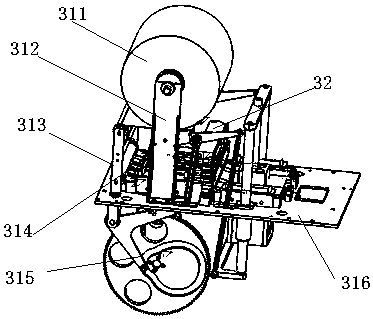 A small automatic packaging machine for making and selling fresh noodles