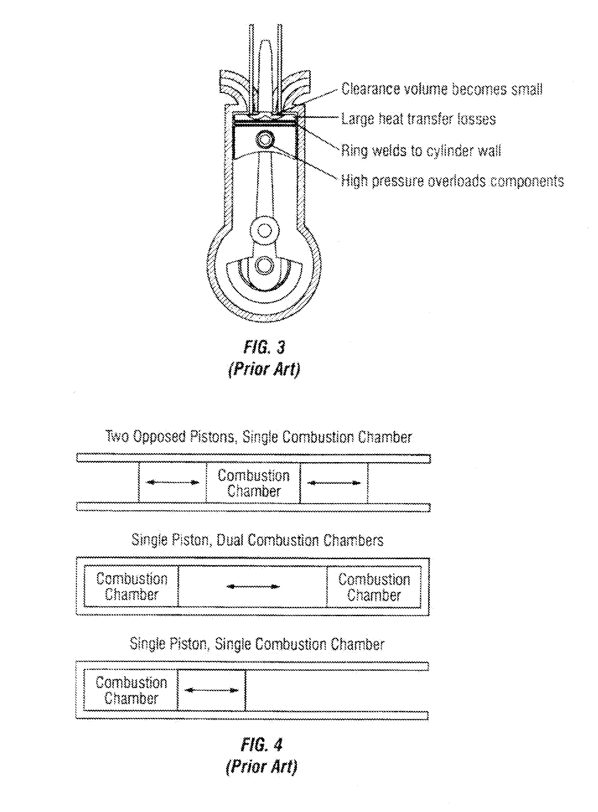 High-efficiency linear combustion engne