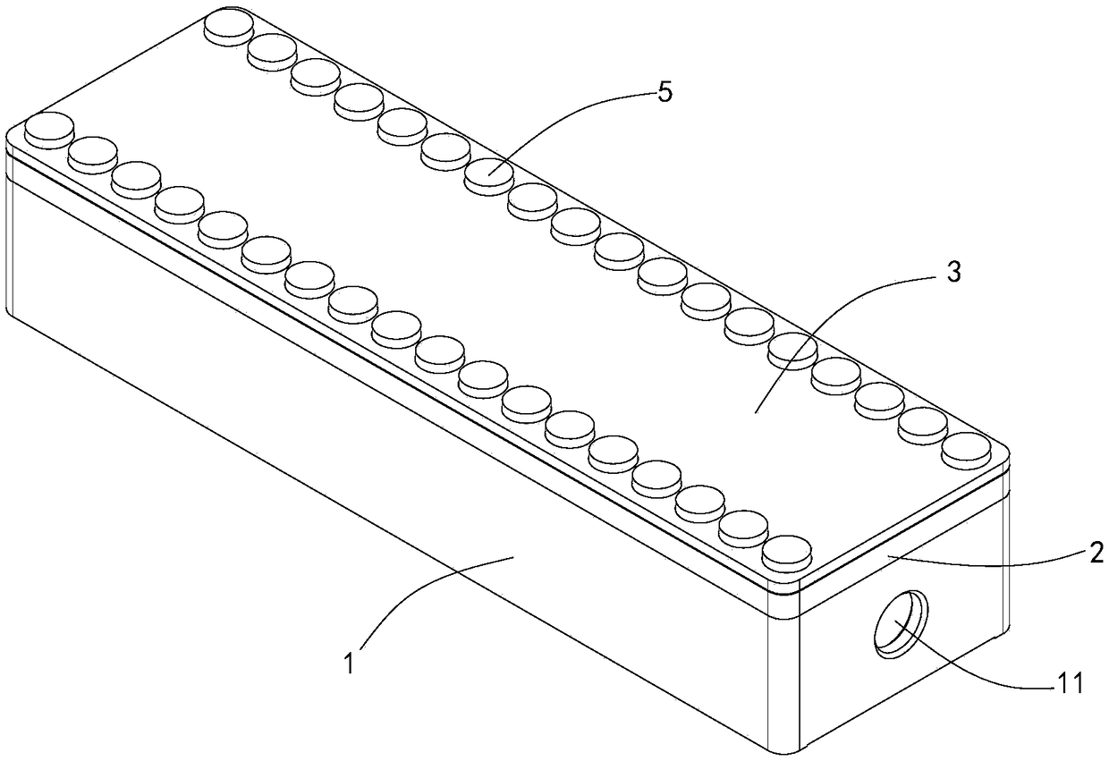 A device for detecting the compression force of a power battery module laser welding jig