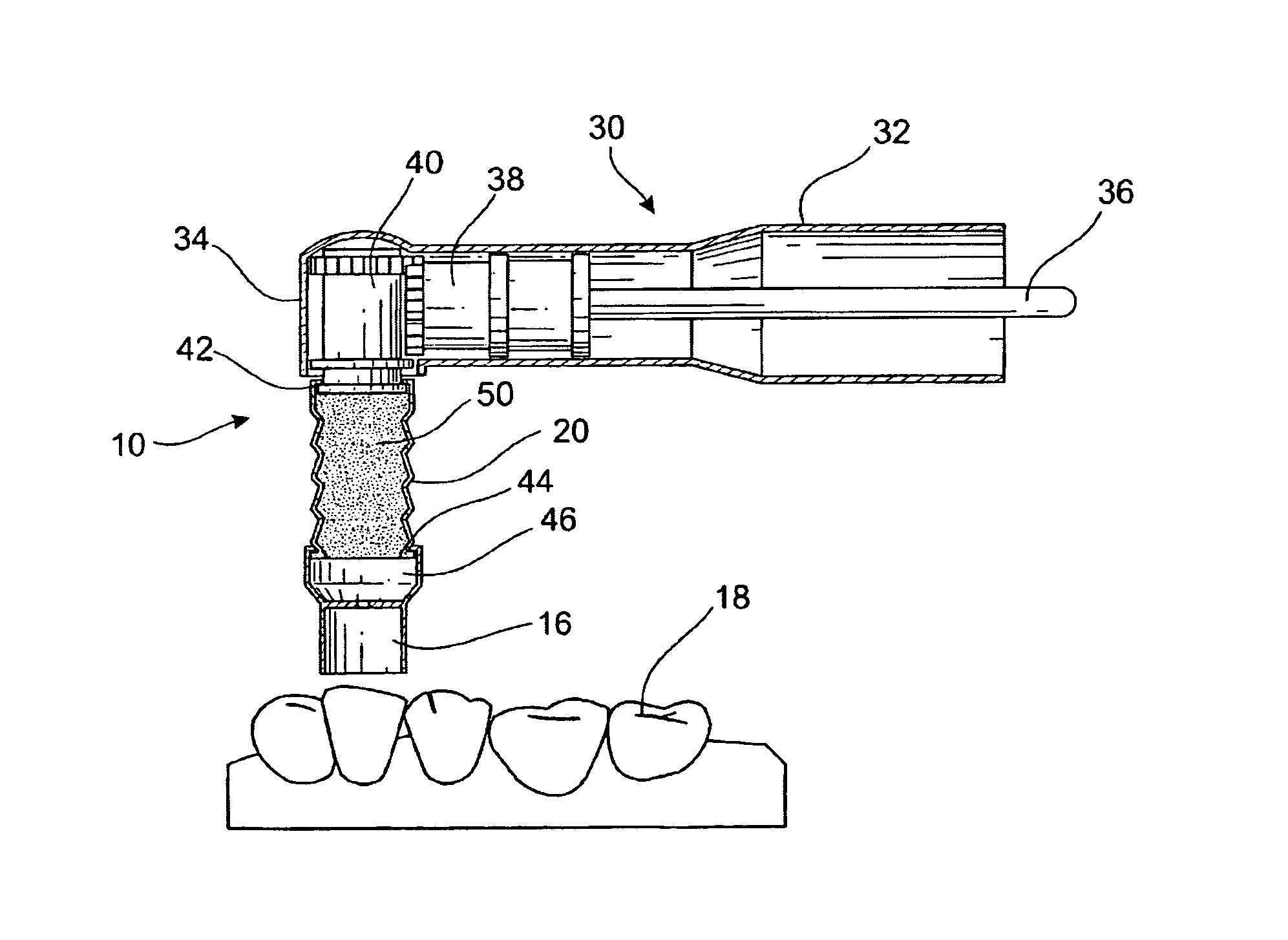 Combination rotating dental cleaning brush and paste device