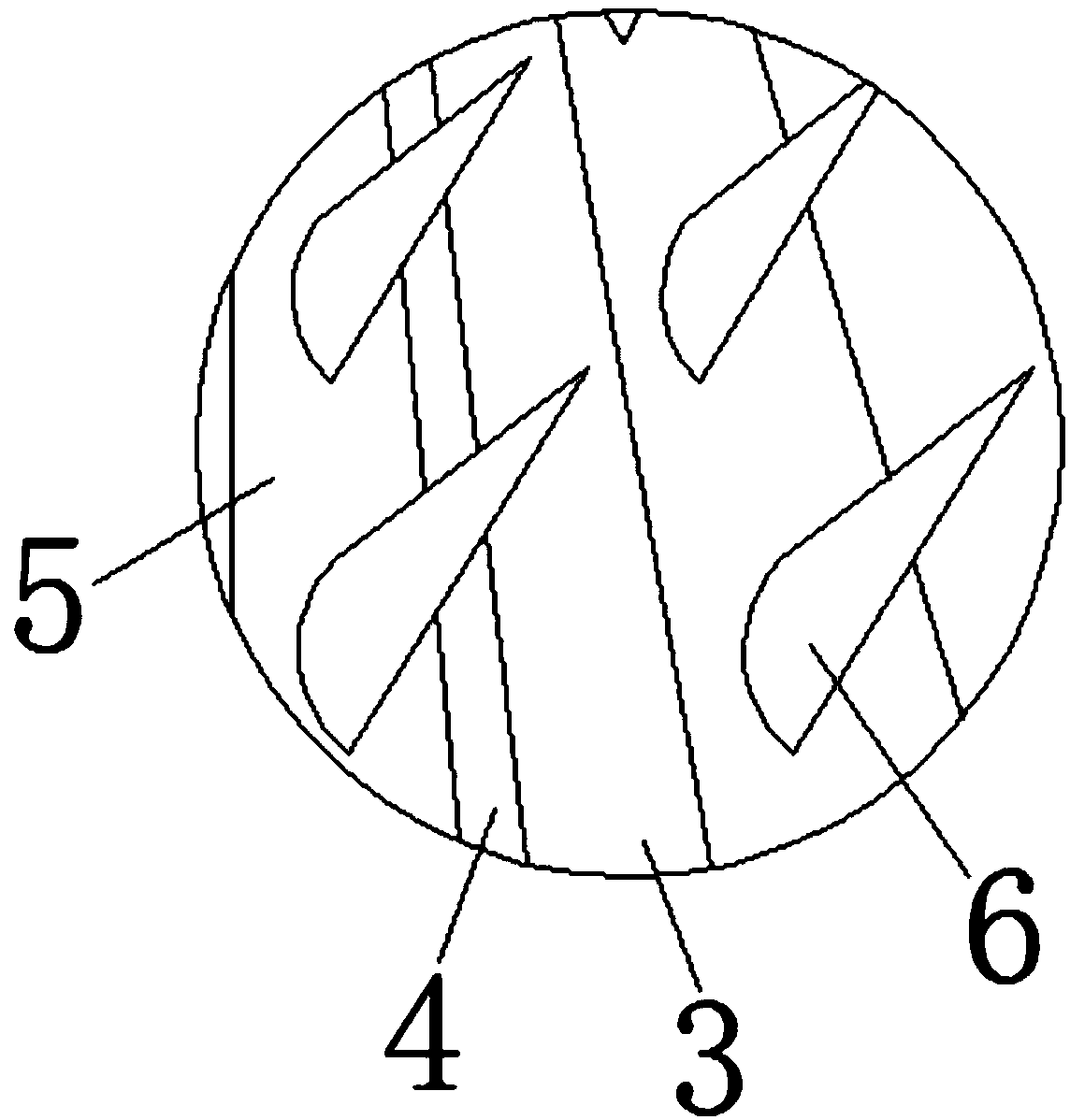 Needle mushroom tearing and dividing assist device for primary processing of supermarkets