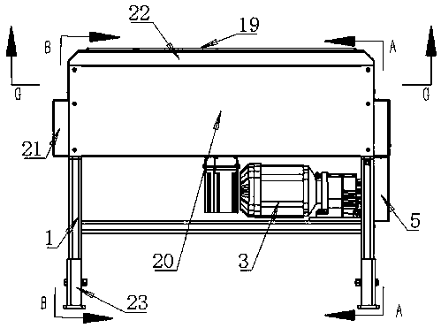 Efficient swing wheel sorting machine