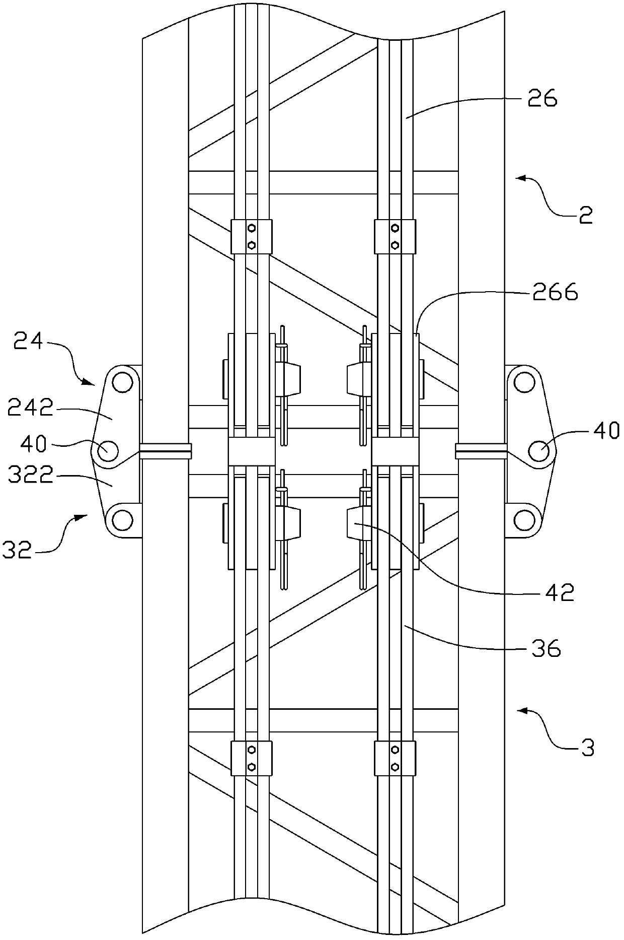 Arm joint for truss arm, truss arm, and crane with truss arm