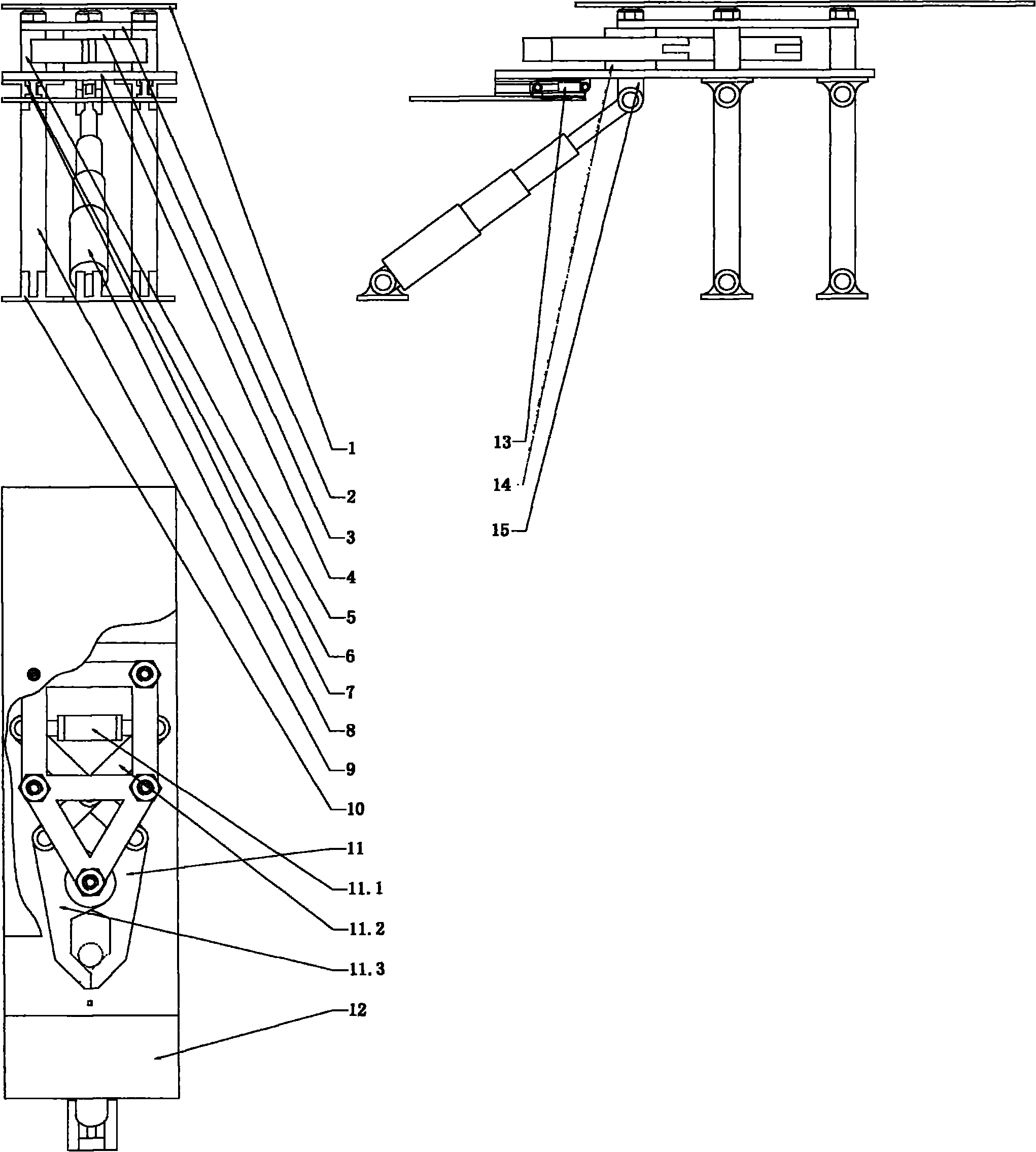 Carrier-borne aircraft takeoff assisting mechanism