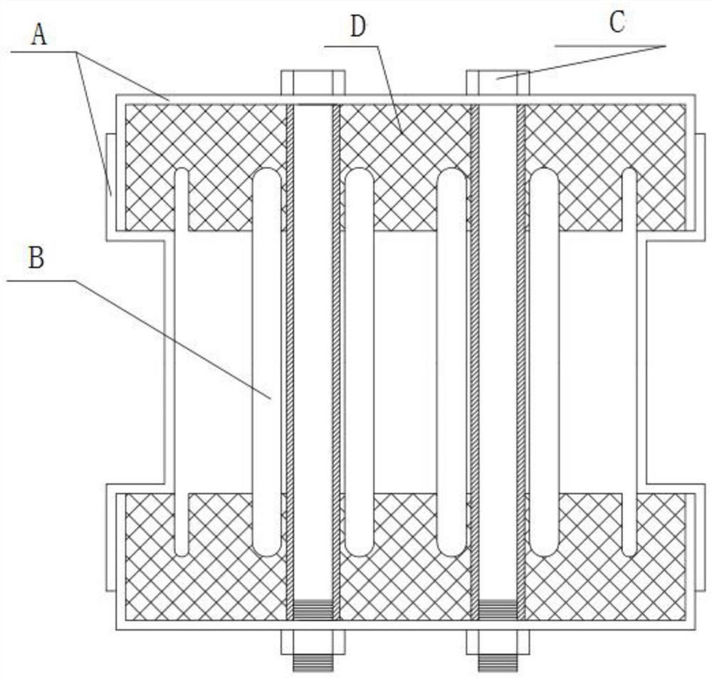 Small busbar combination fully insulated closed busbar