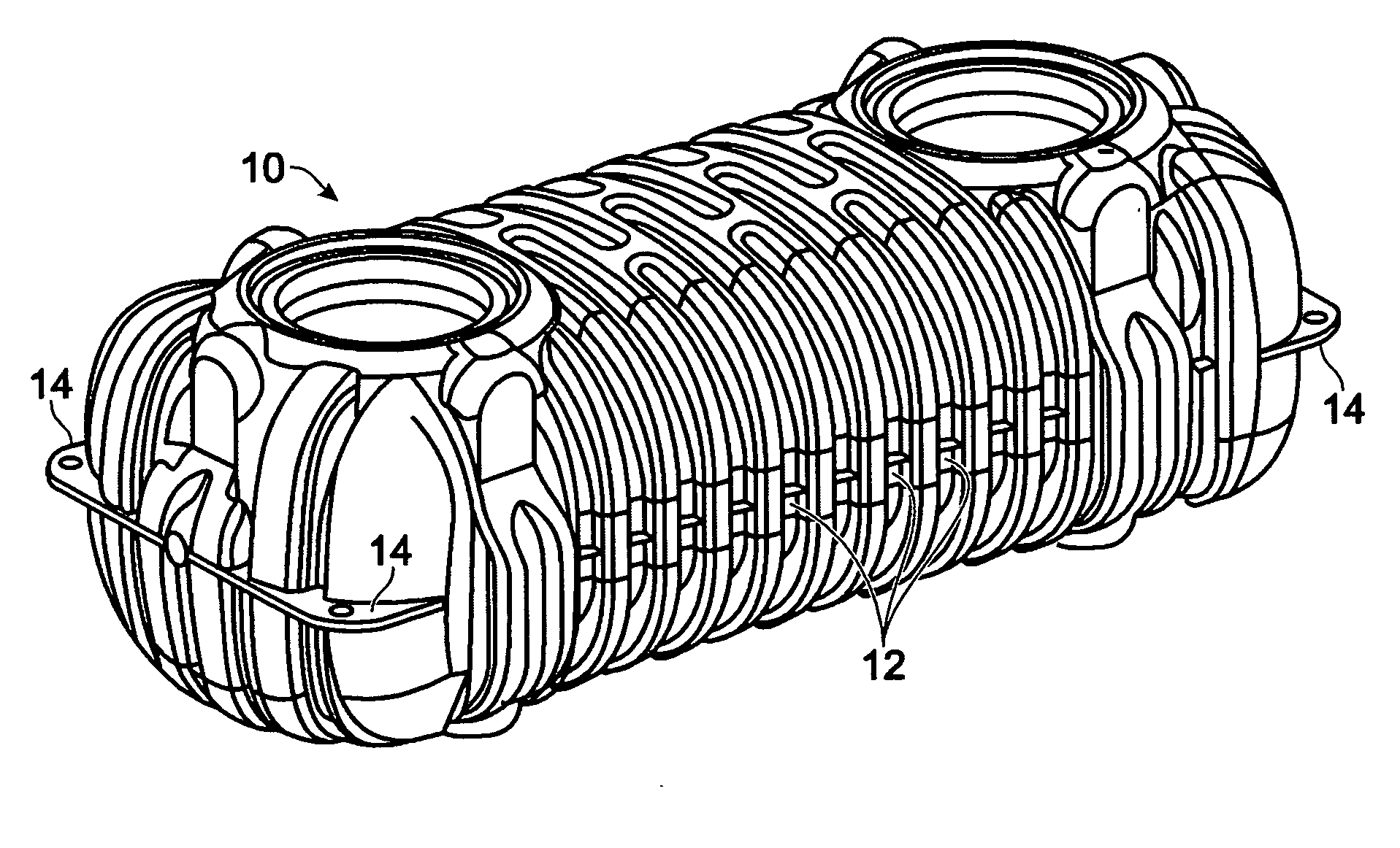 Blow Molded Septic Tank and Method of Manufacture
