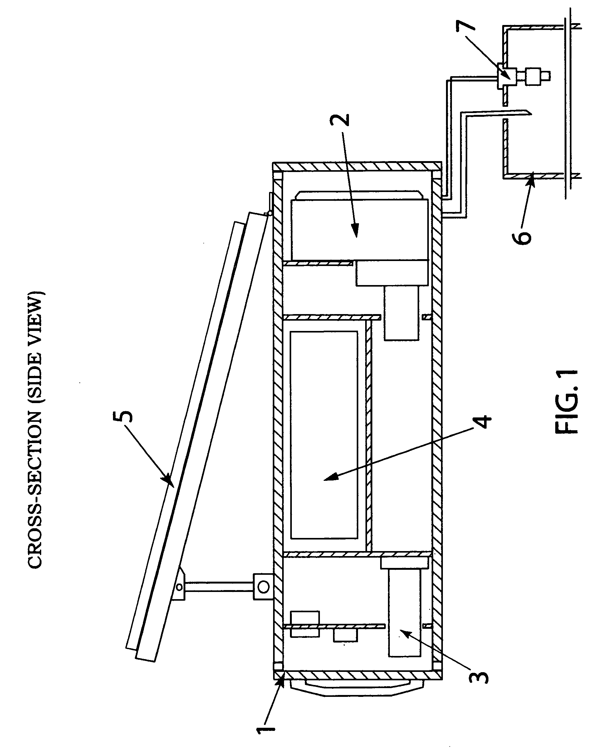 Portable self-powered recovery system for contaminated fluids