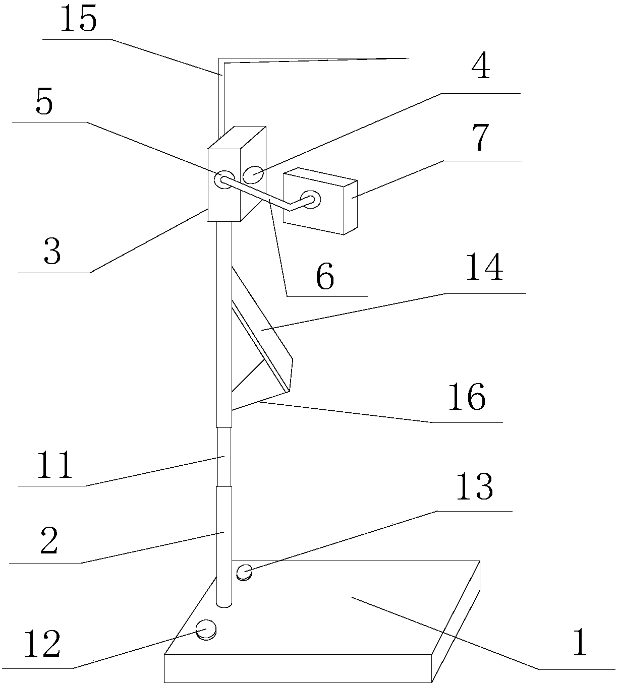 Adjustable three-dimensional human face recognition device