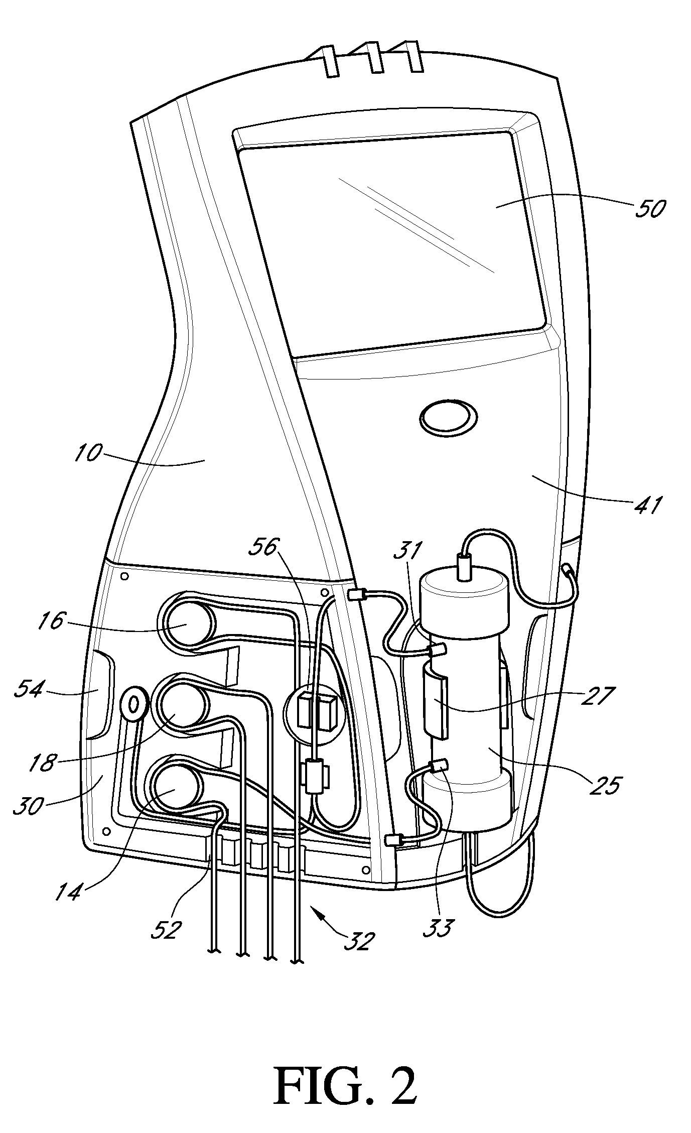 Modular hemofiltration apparatus with removable panels for multiple and alternate blood therapy