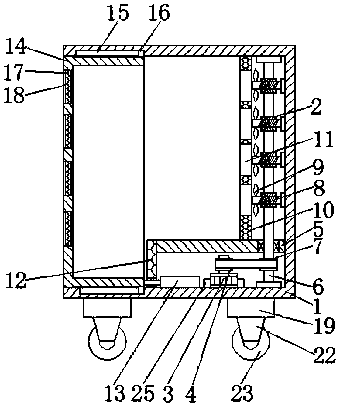 Information engineering low-voltage electrical cabinet