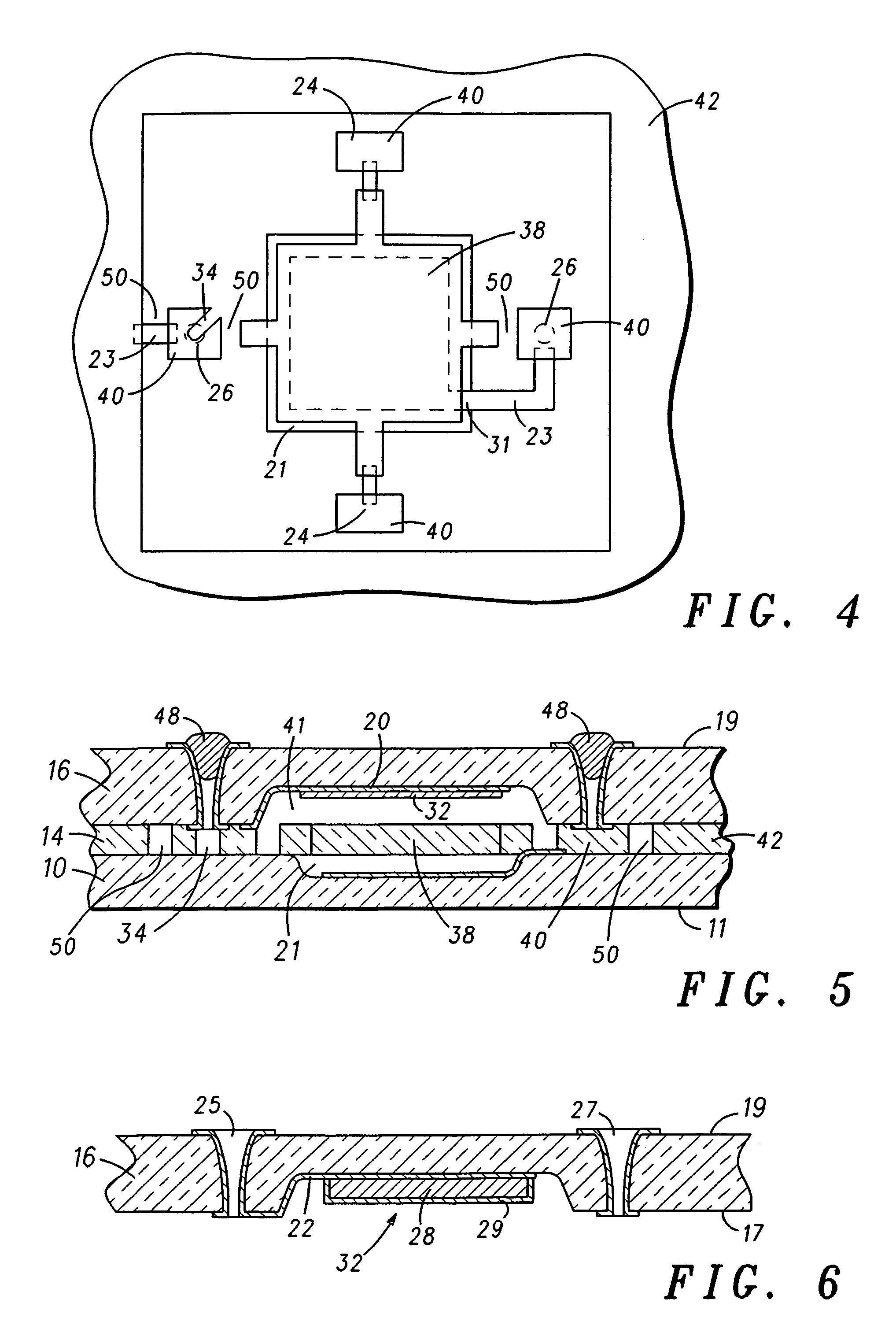 Hermetically sealed microdevice with getter shield