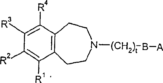 Tetrahydroazepine derivatives useful as dopamine d3 receptor modulators (antipsychotic agents)