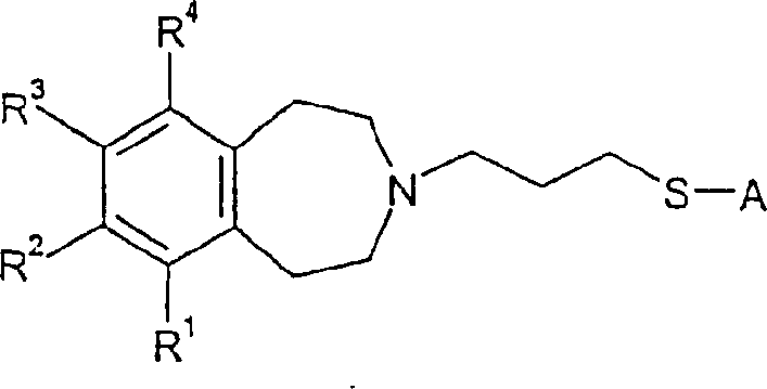 Tetrahydroazepine derivatives useful as dopamine d3 receptor modulators (antipsychotic agents)