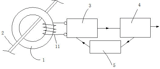 Direct current small-current transformer and method for measuring current of direct current small-current transformer