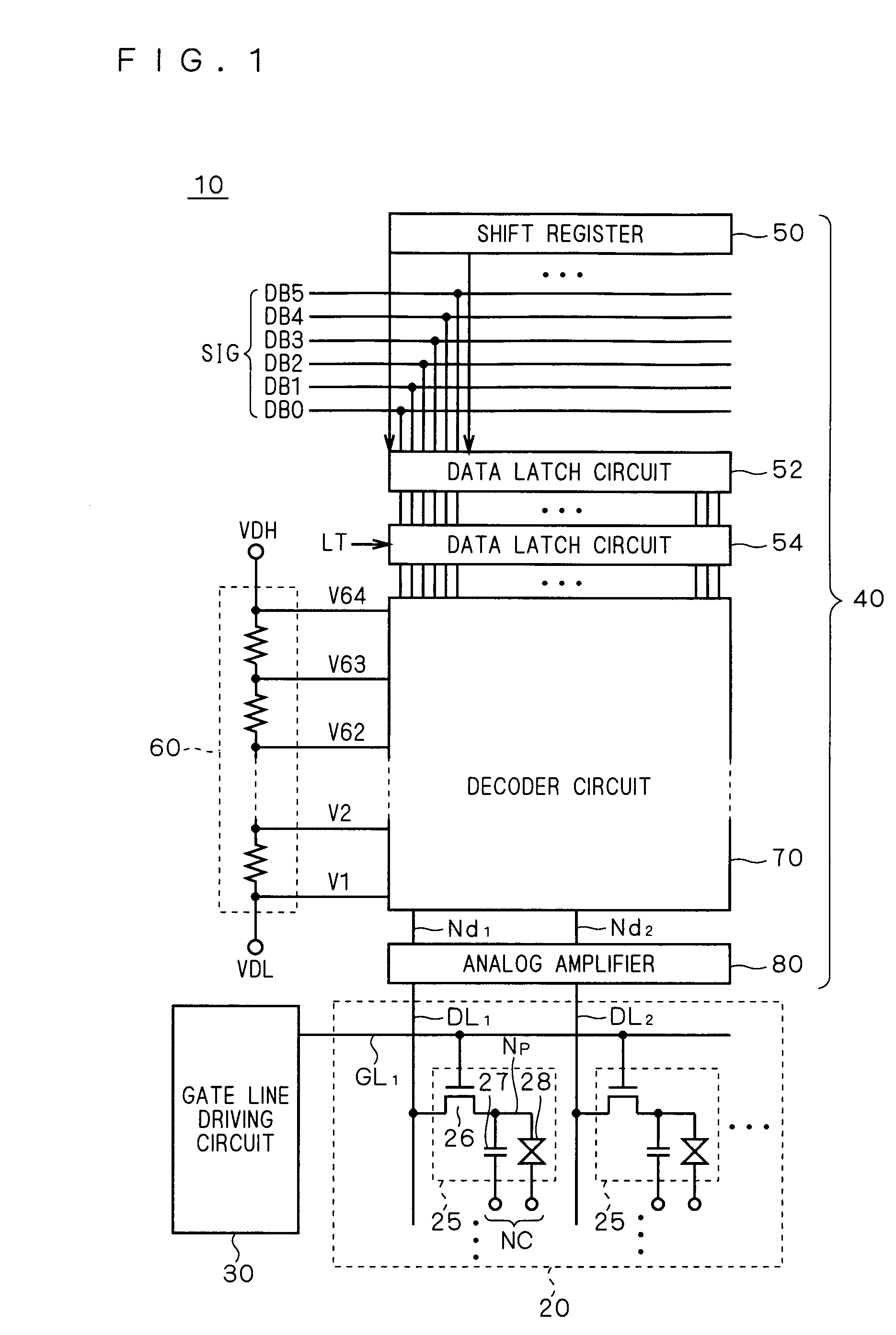 Shift register circuit and image display apparatus containing the same