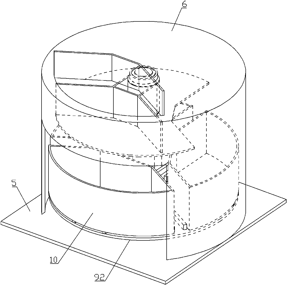 Three-dimensional turret express sorting unit