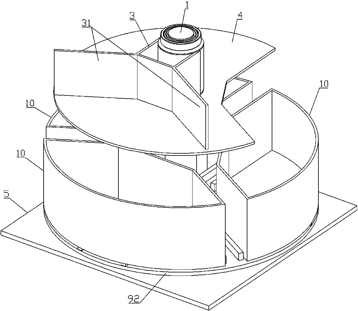 Three-dimensional turret express sorting unit