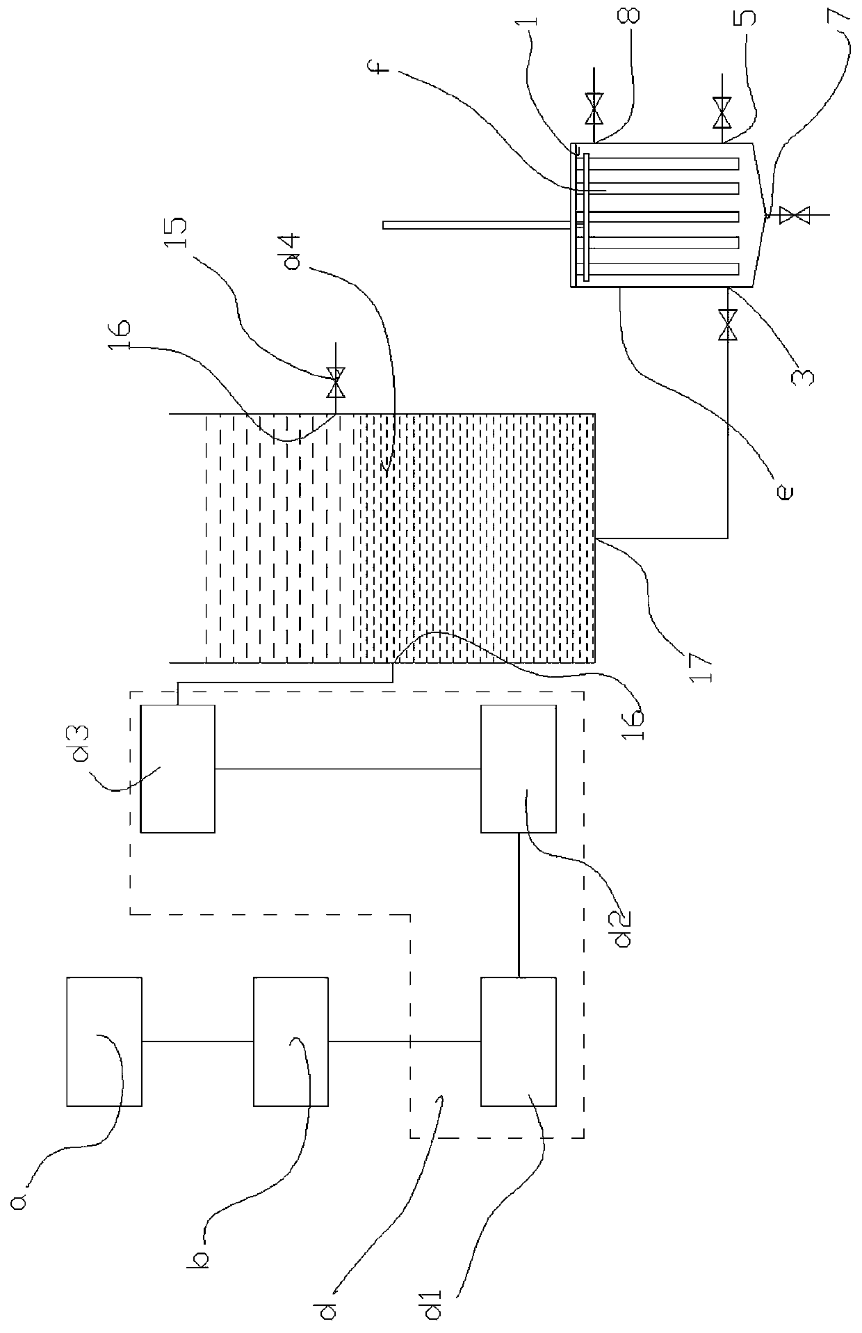 Kitchen wastewater treatment method and device