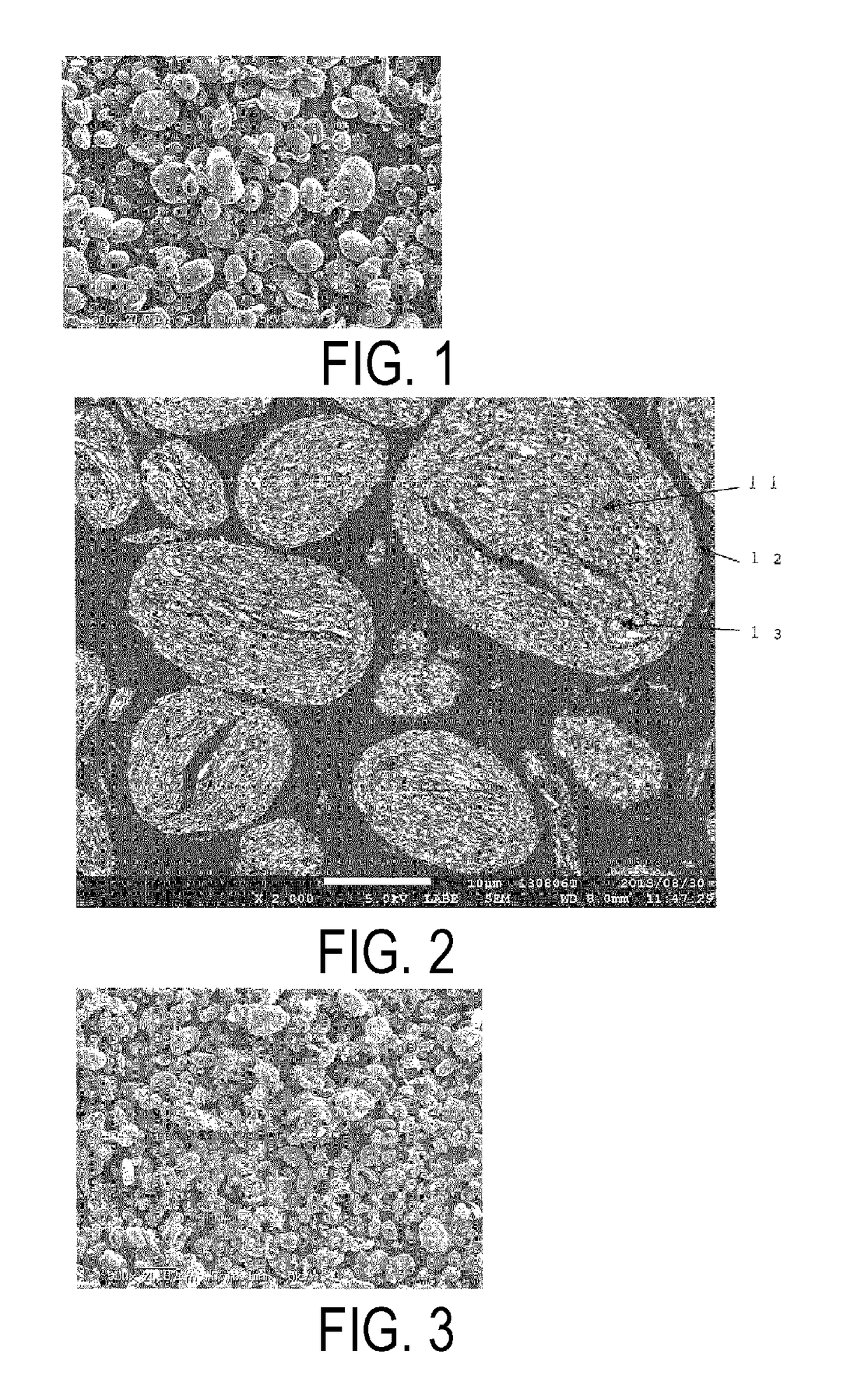Composite active material for lithium ion secondary batteries and method for producing same