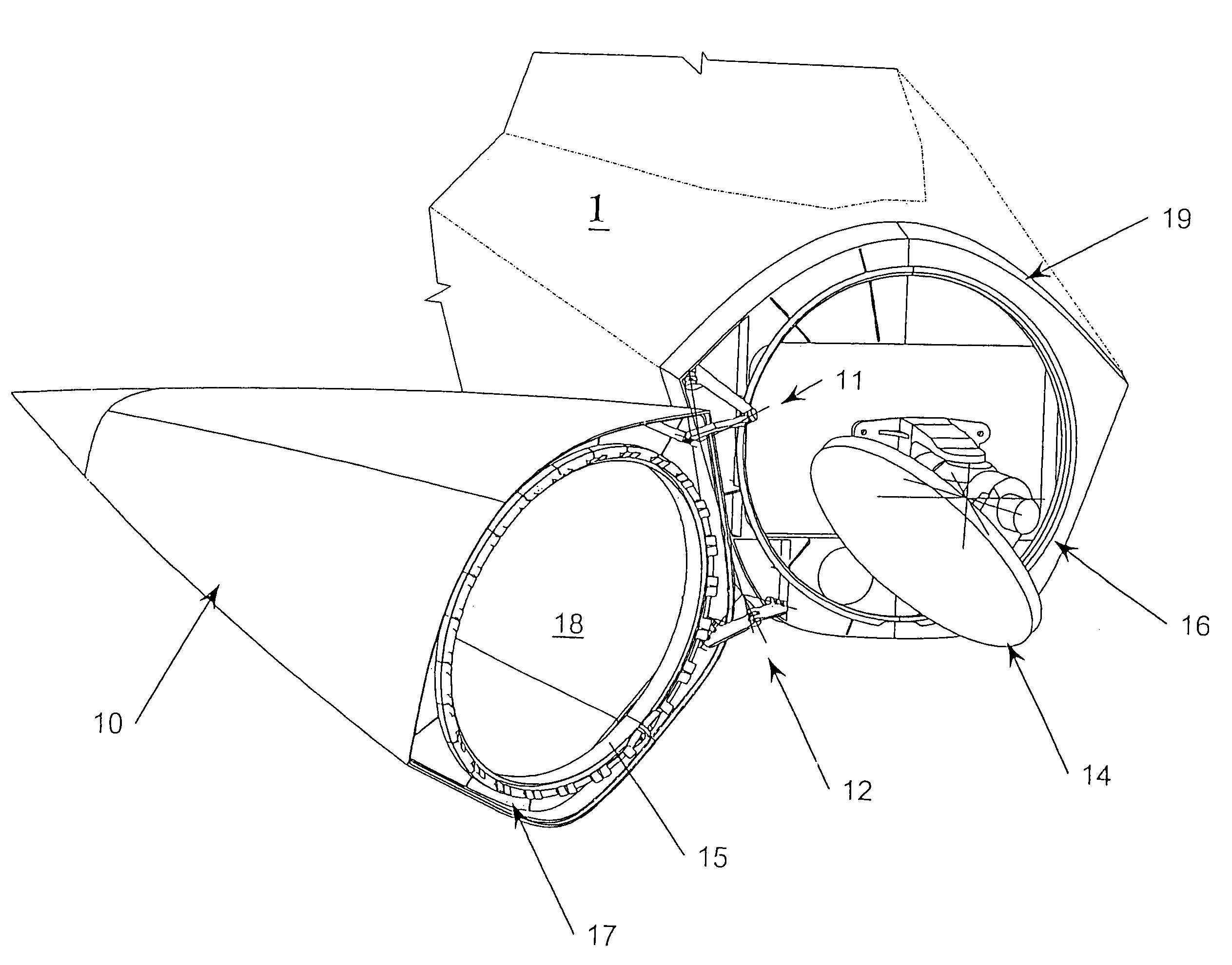 Closure system for a support structure