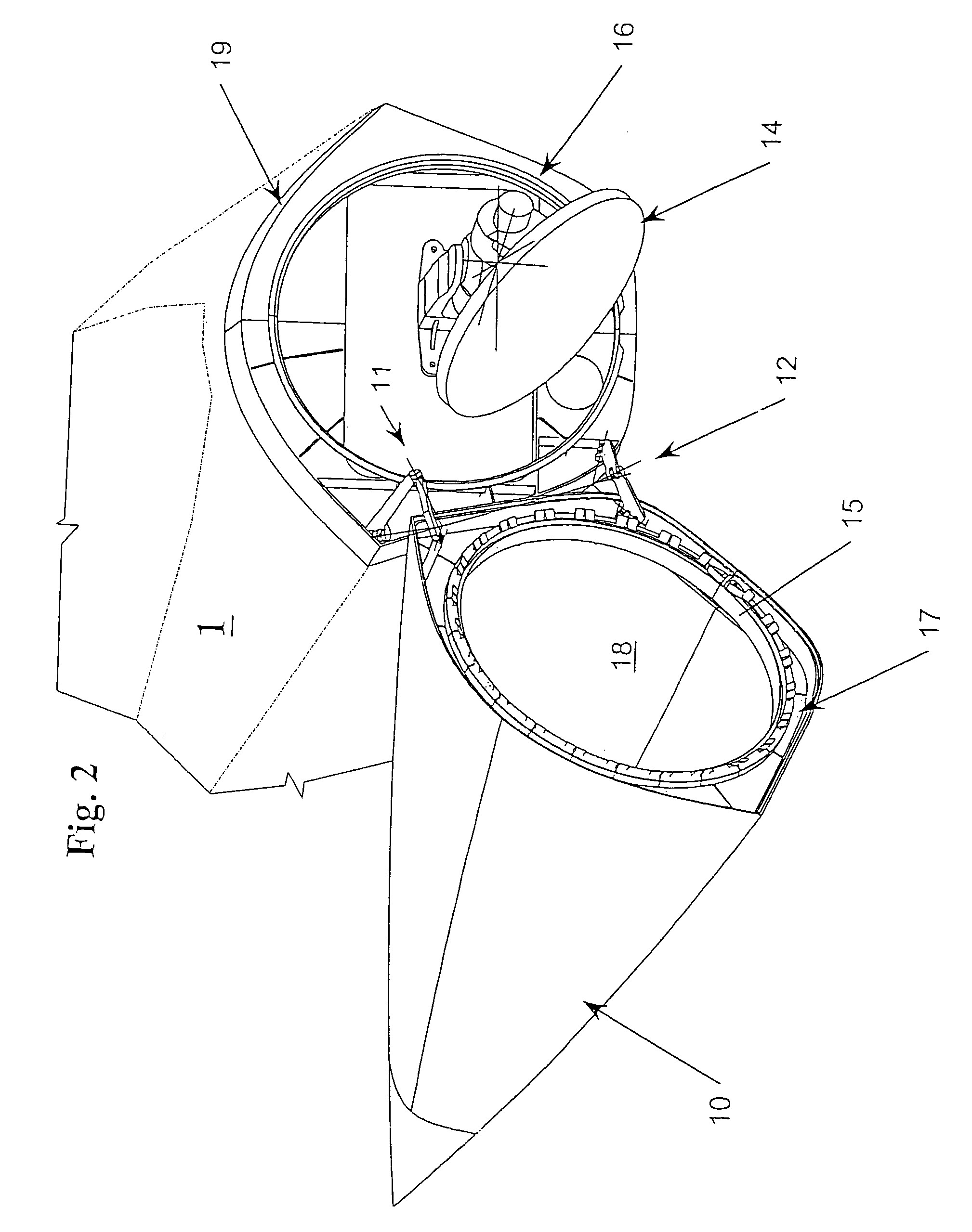 Closure system for a support structure