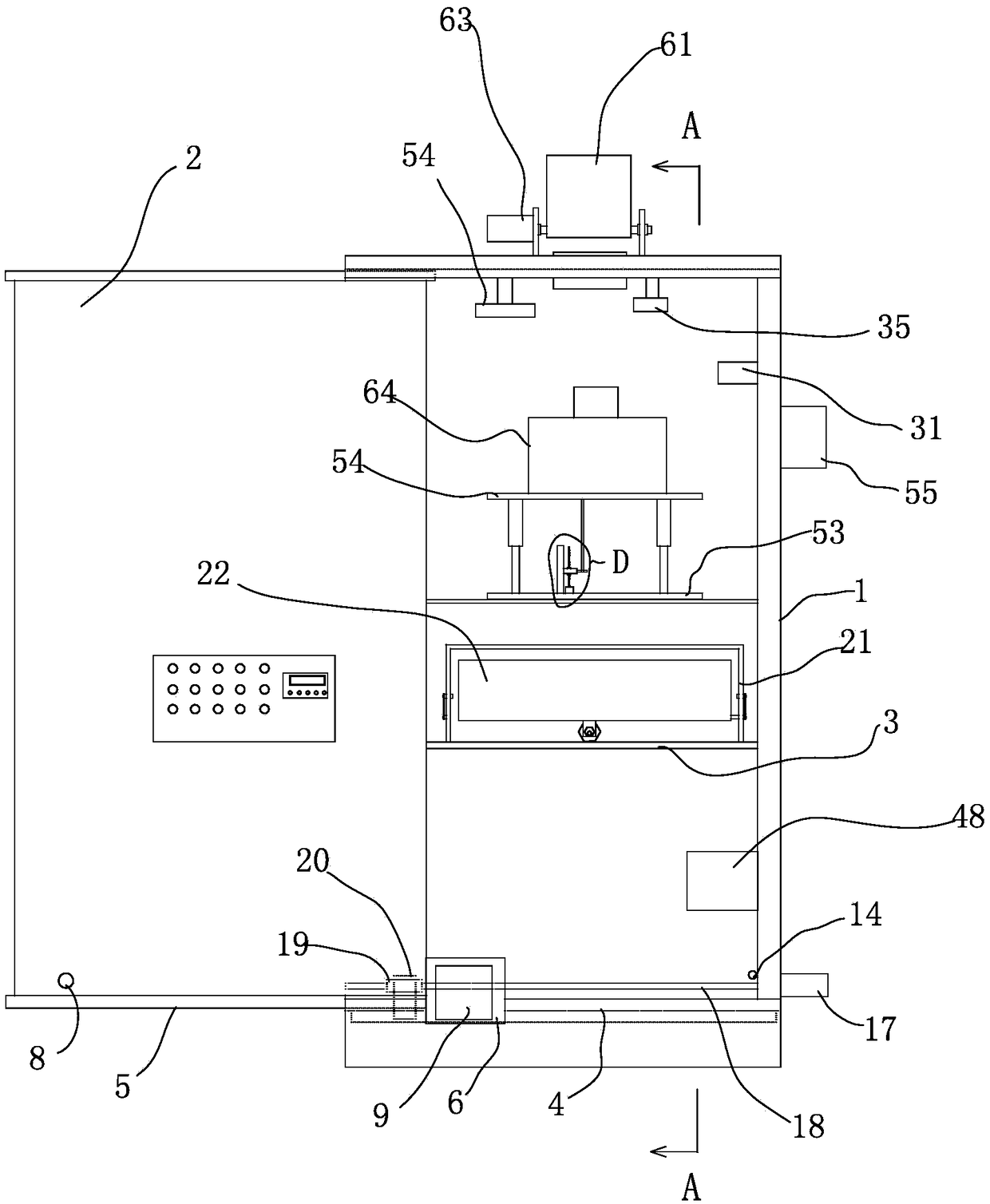 Intelligentized power construction secondary connection drawing viewing device