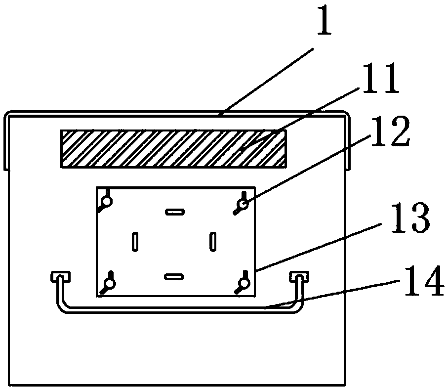 Anti-shock and anti-fall industrial display screen