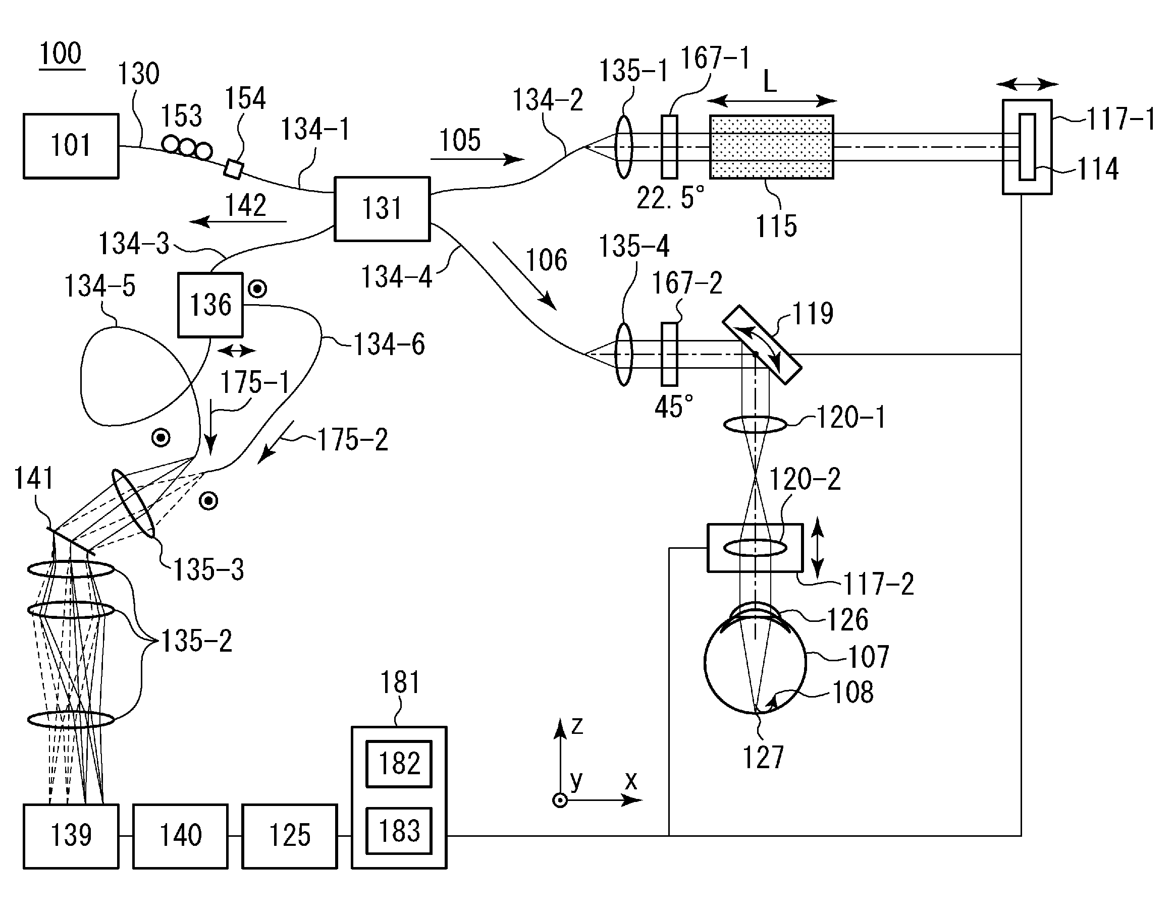 Optical tomographic imaging apparatus and imaging method therefor to acquire images indicating polarization information