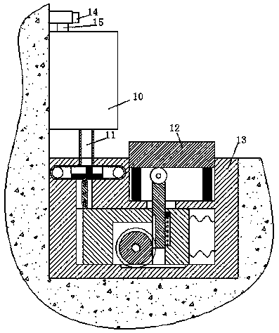 Organic-fertilizer collecting extracting device