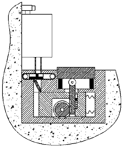 Organic-fertilizer collecting extracting device