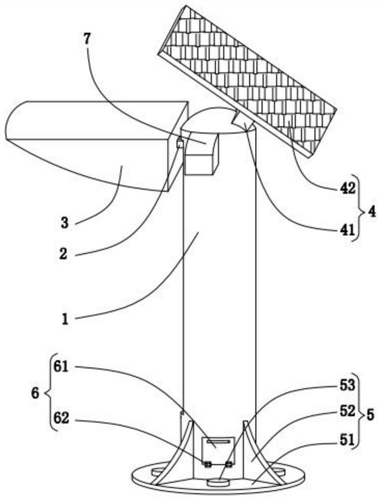 A kind of led street lamp for municipal construction