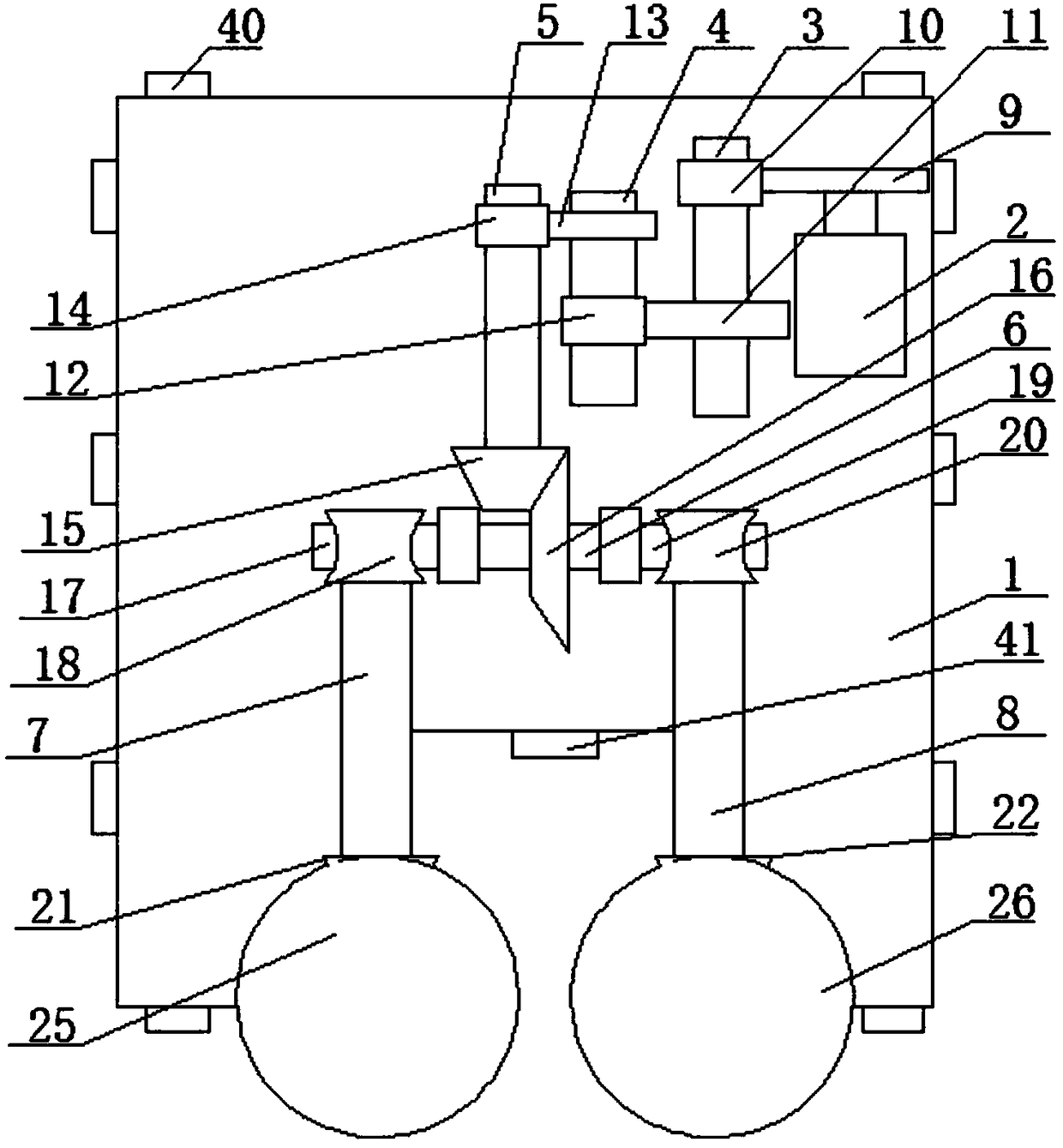 Separate logging robot