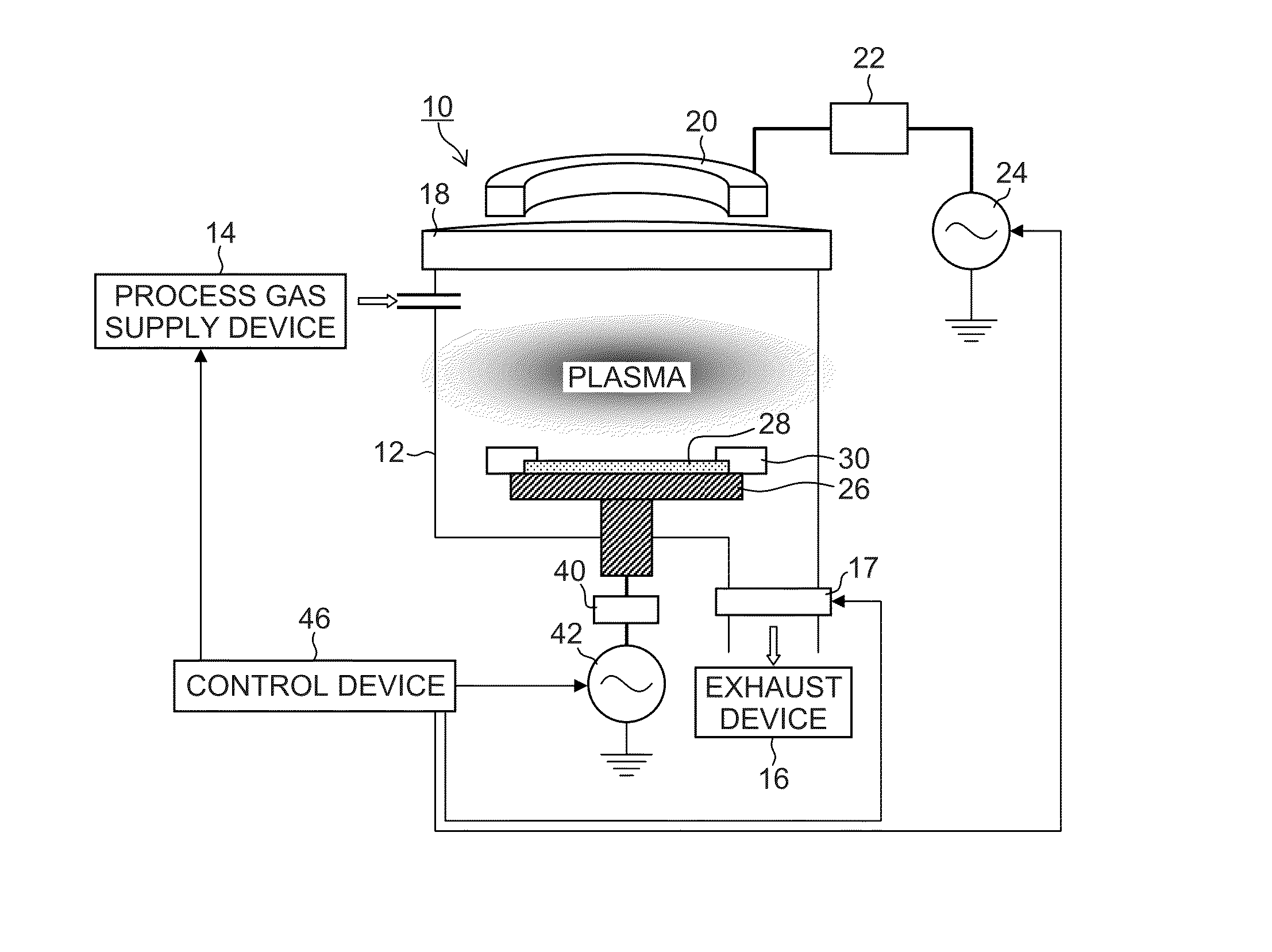 Dry etching apparatus and clamp therefor