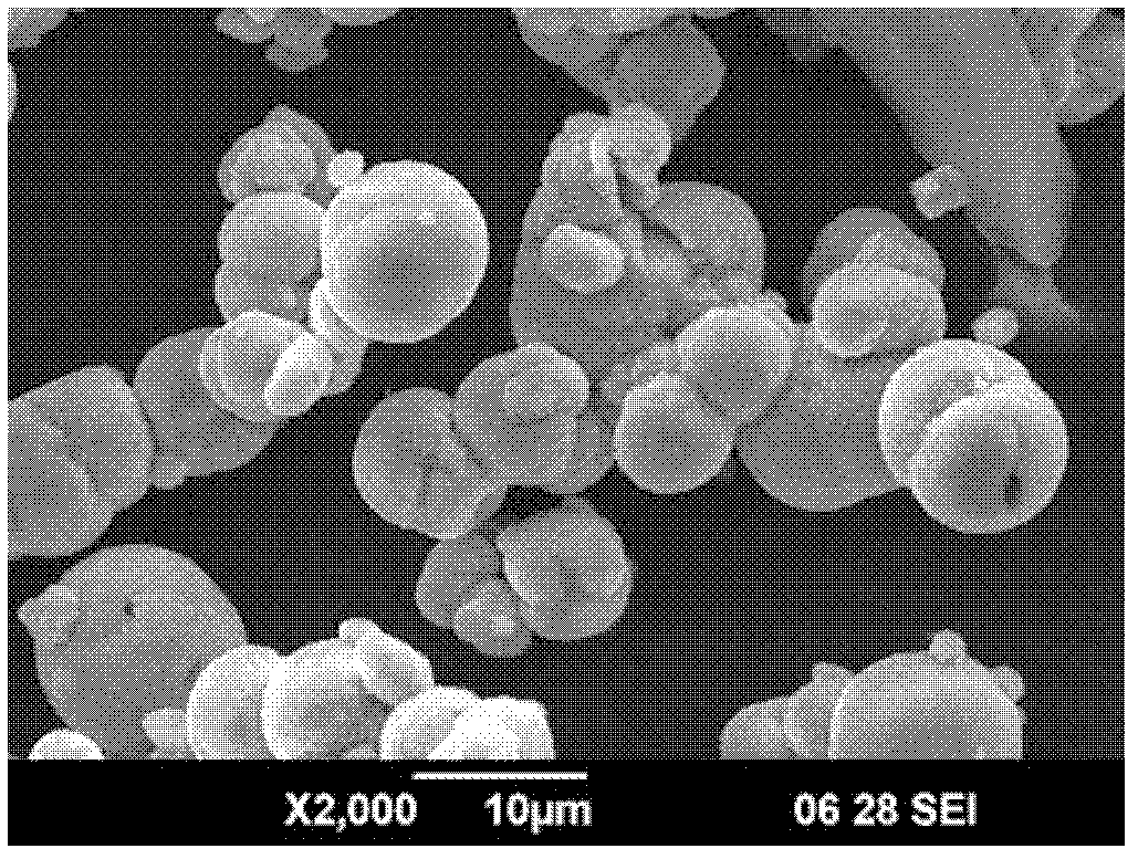 Method for preparing spheroidal LiFePO4 microlites