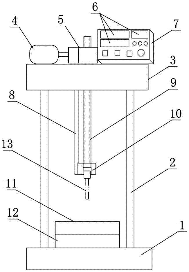 Automatic device for measuring setting time of concrete mixture