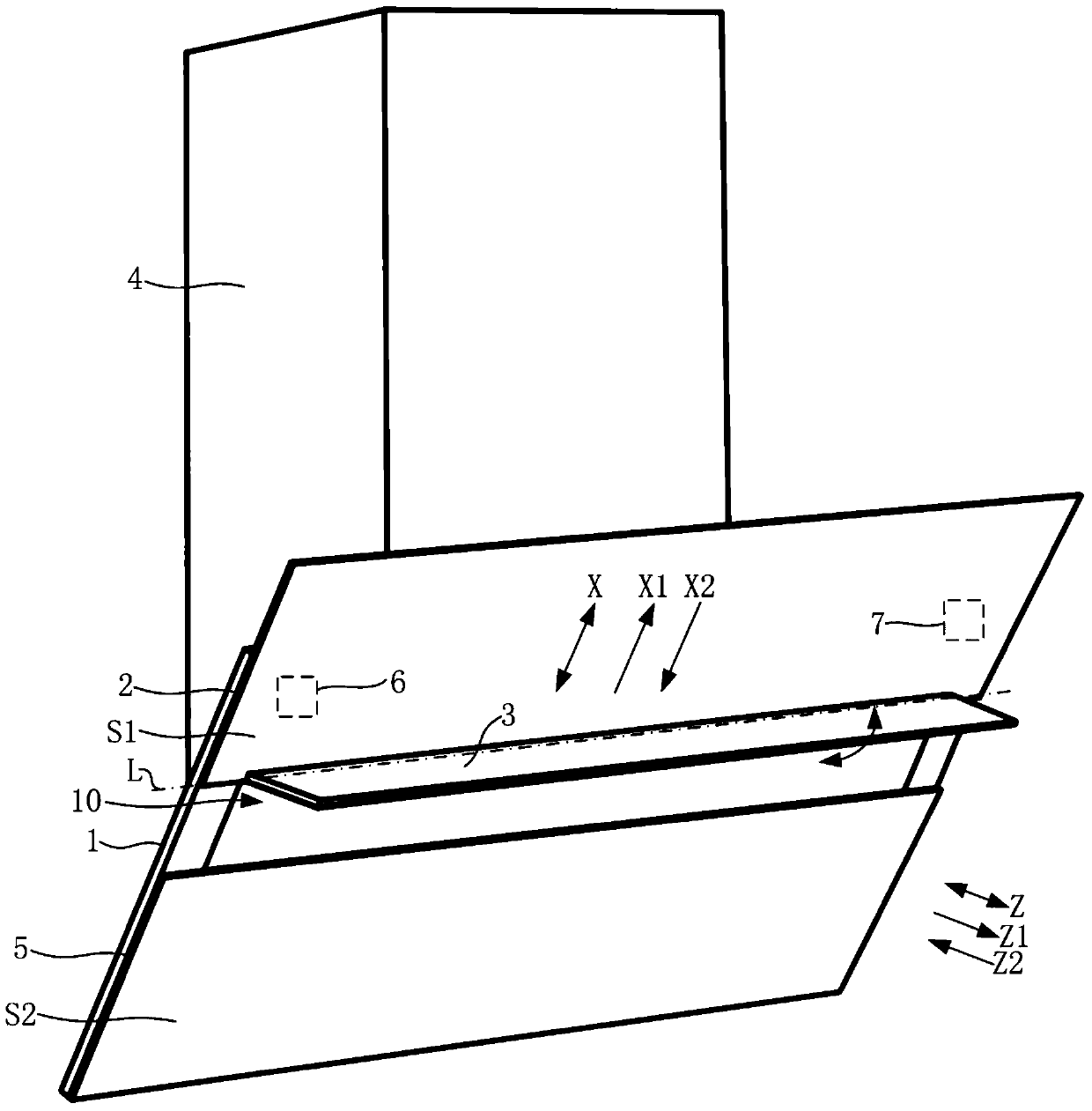 Side suction range hood and smoke control method thereof