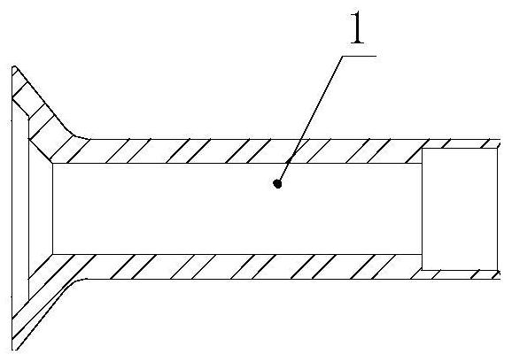 Single-face connecting bolt