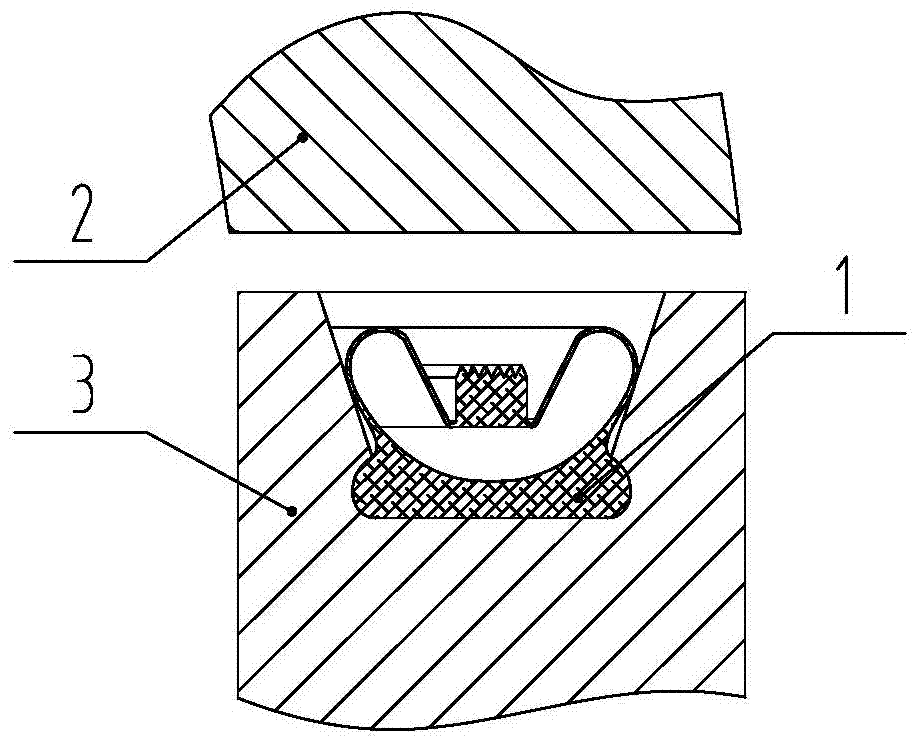 A hatch door sealing system and a tidal energy generating set using the same