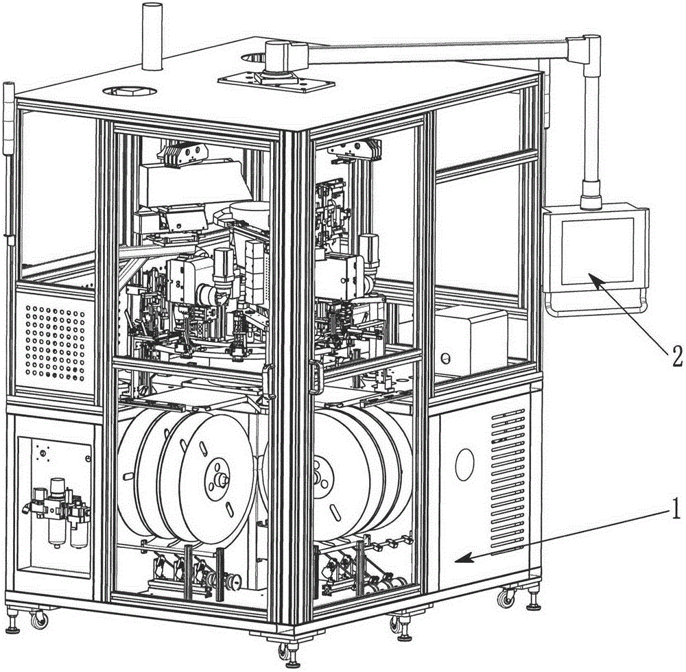 Device for production of molten fiber protection tube