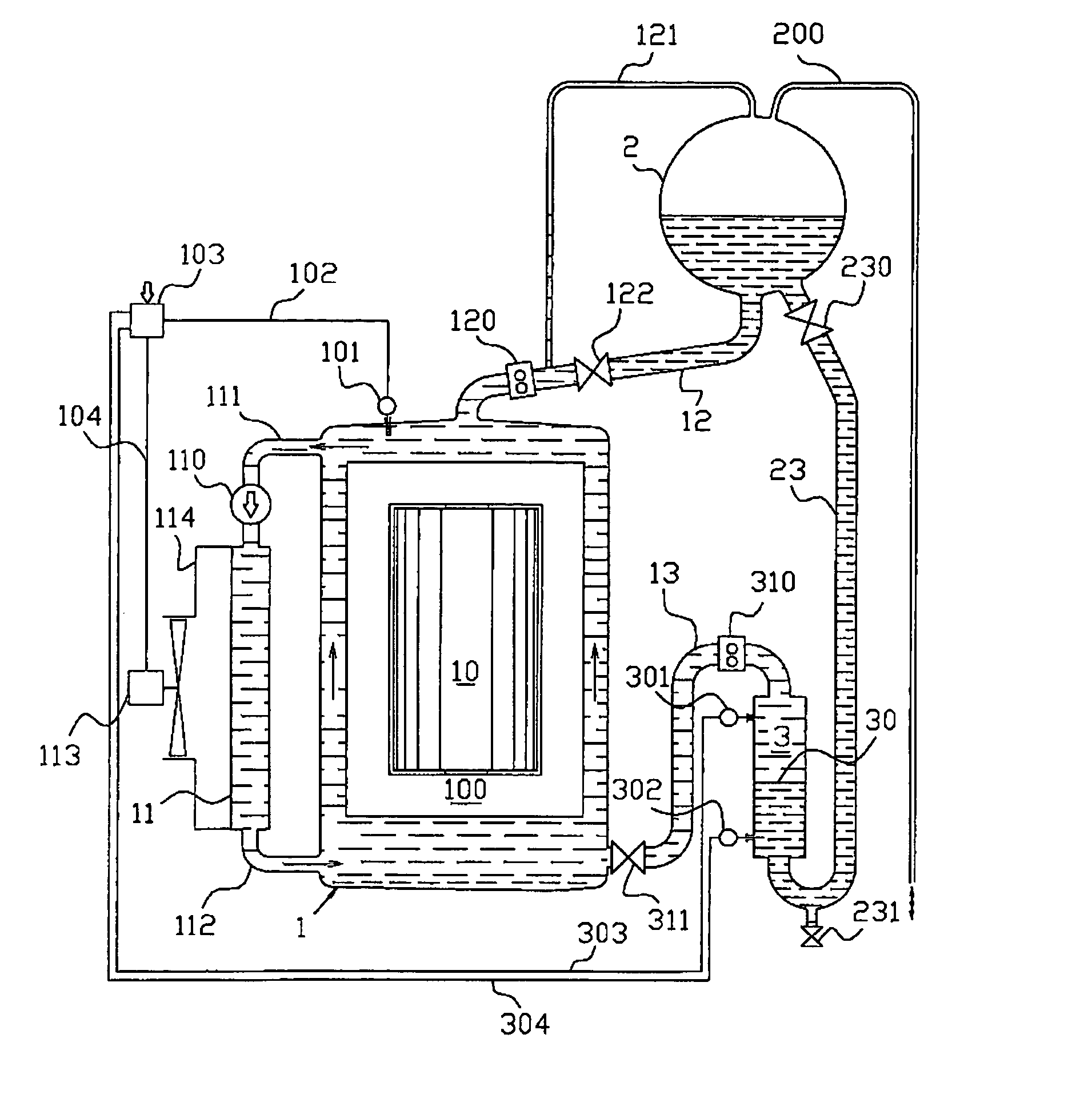 Device for reducing the gas and water contamination of transformer oil filling