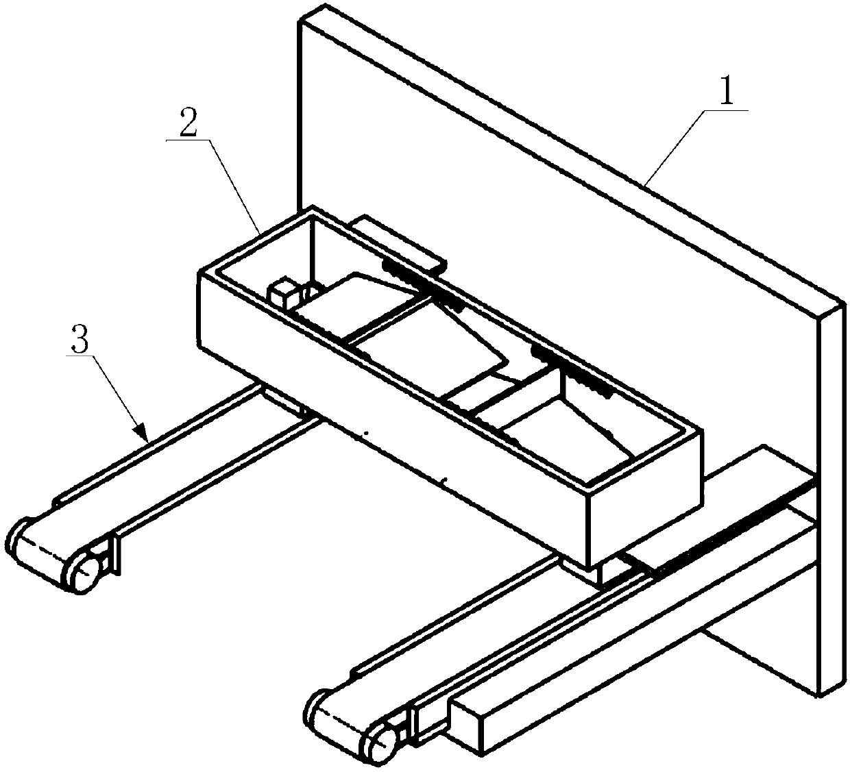 Automatic collection and transfer device for aluminum ash particles