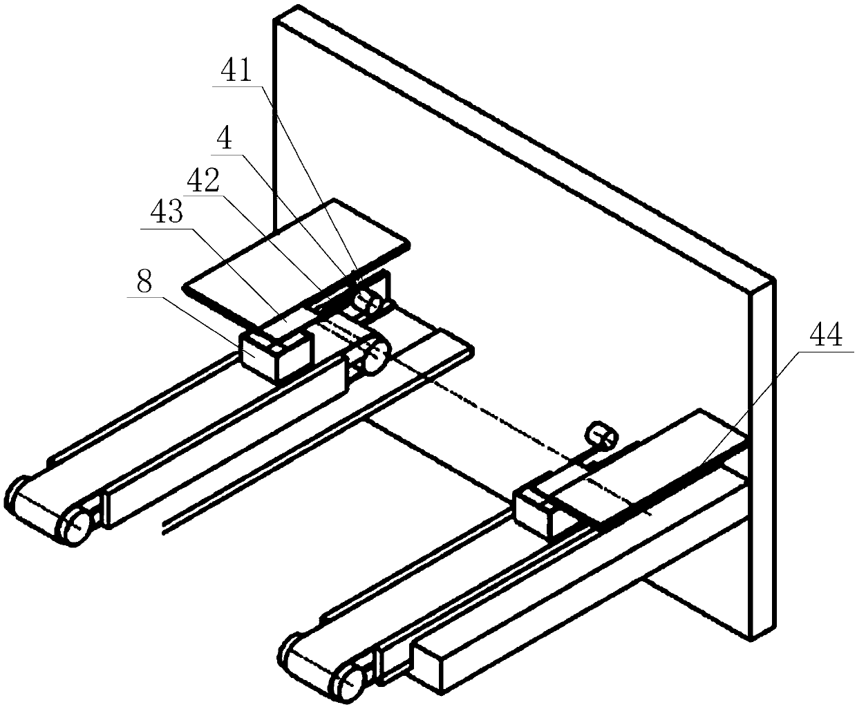 Automatic collection and transfer device for aluminum ash particles