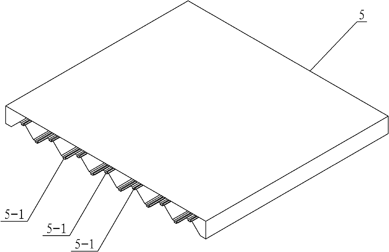 Preparation process for pyramid lattice sandwich structure