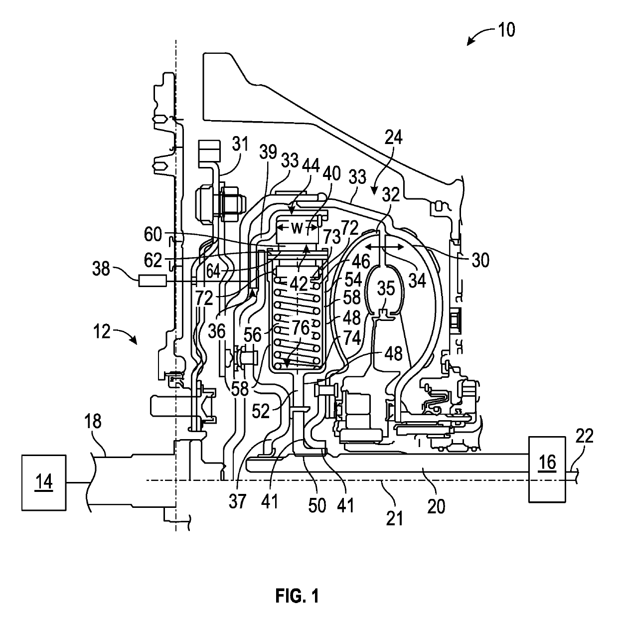 Torsional vibration absorption system