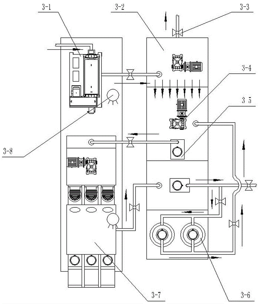 Drilling waste mud integrated treatment system