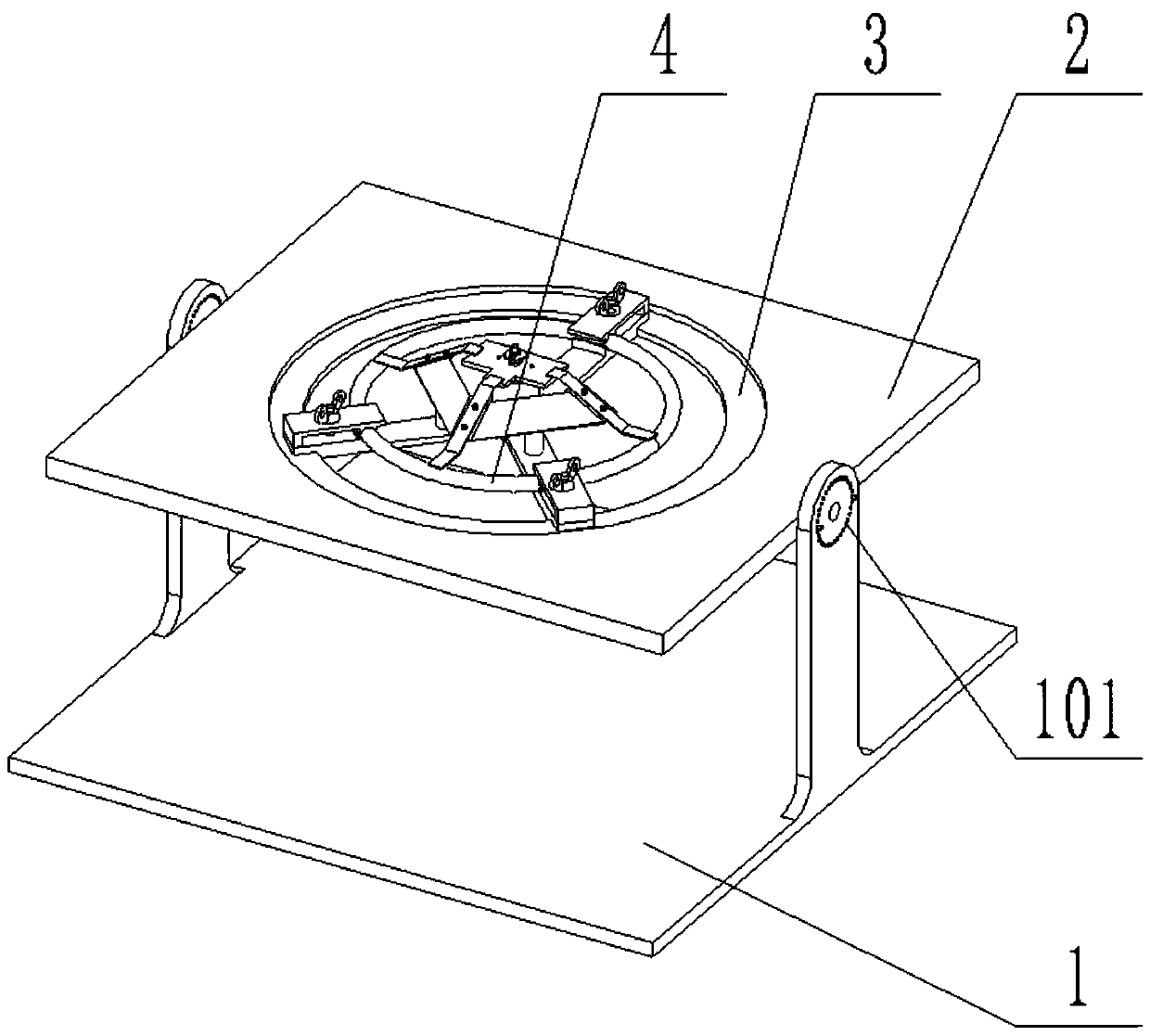 Steering wheel framework assembly welding jig