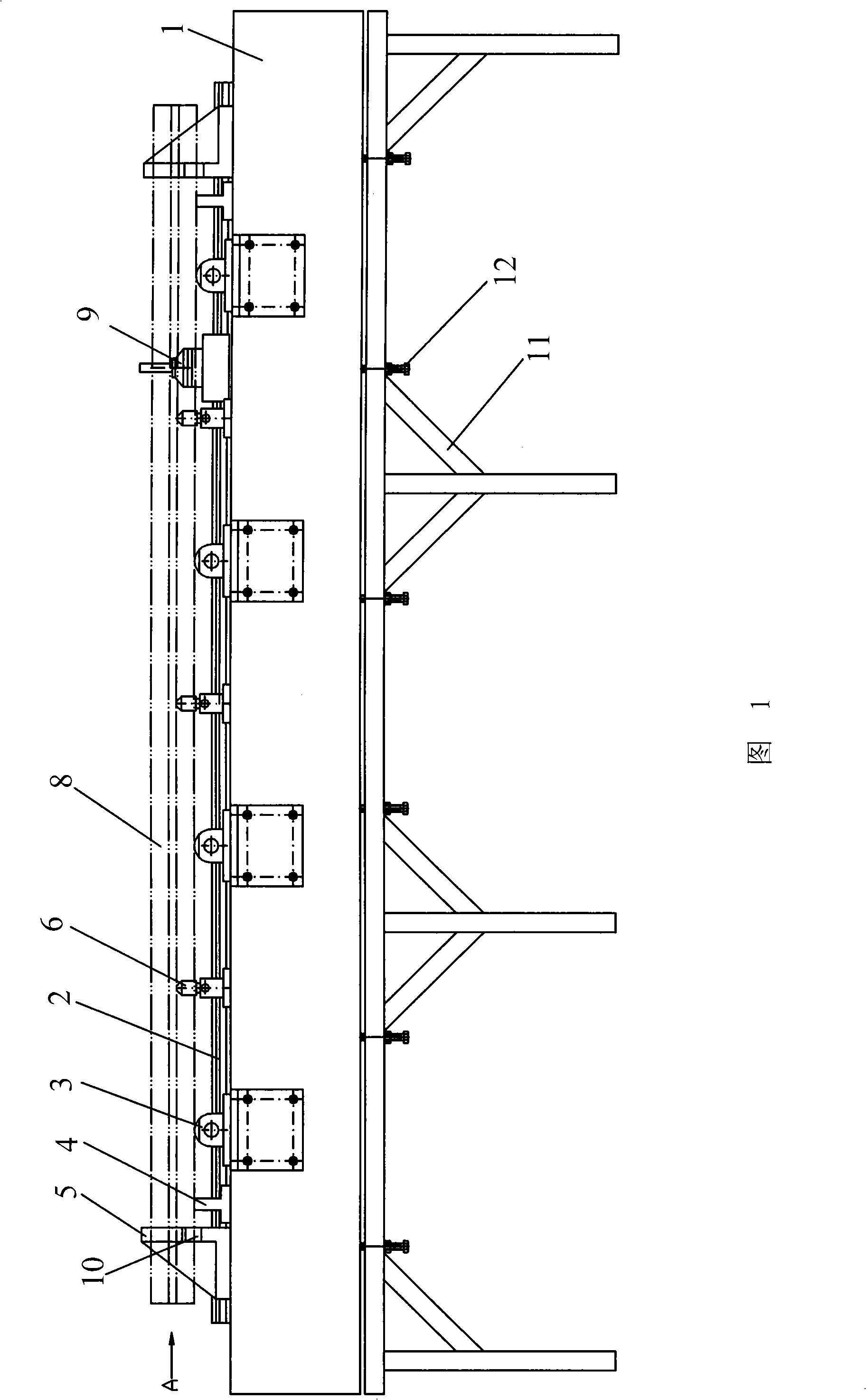 Slide rail linearity testing apparatus