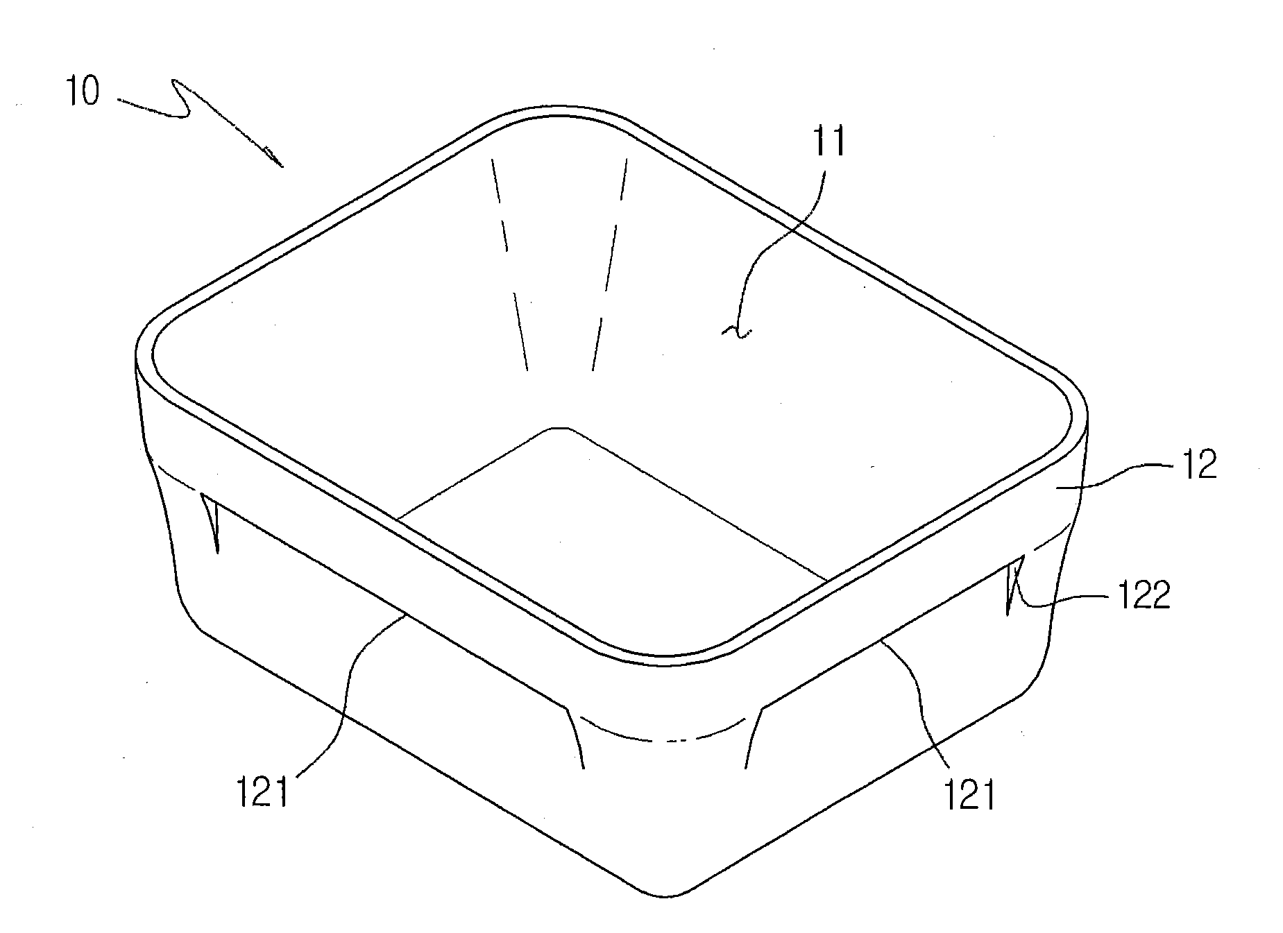 Airtight container for keeping food